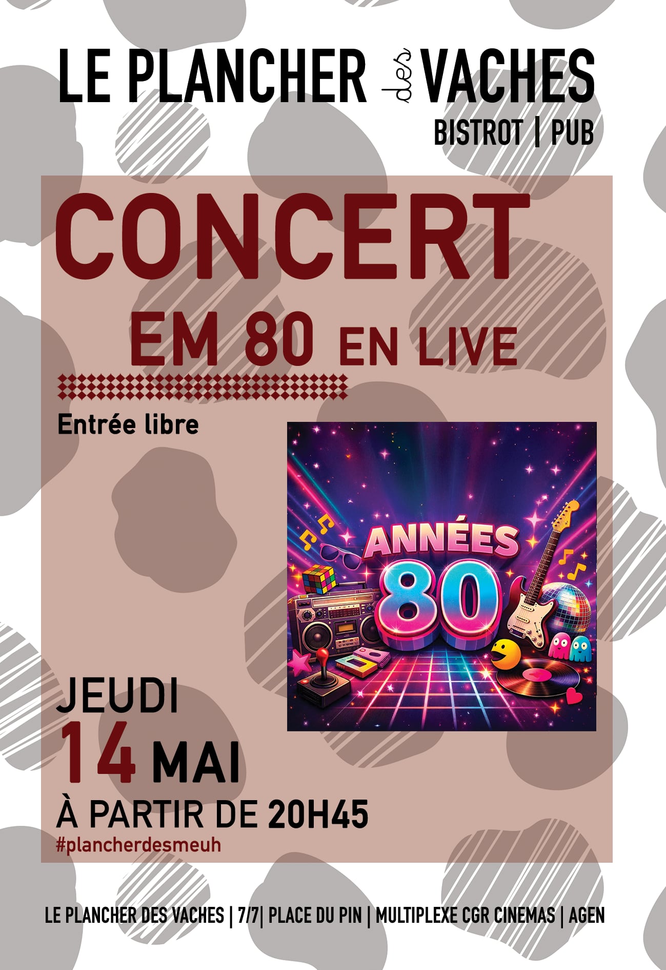 Soirée Années 80 avec EM 80
