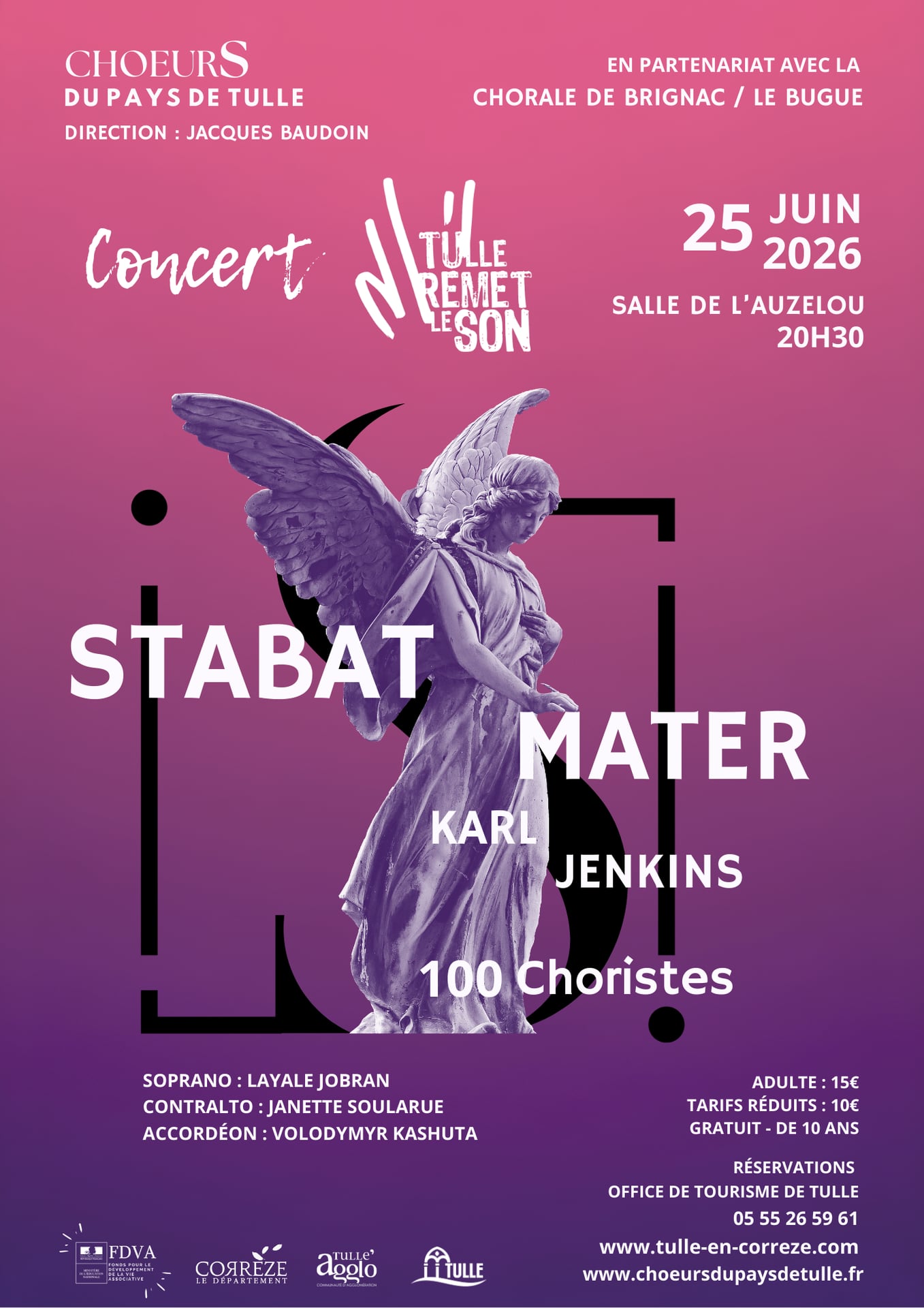 Festival Tulle remet le son Stabat Mater de Karl Jenkins