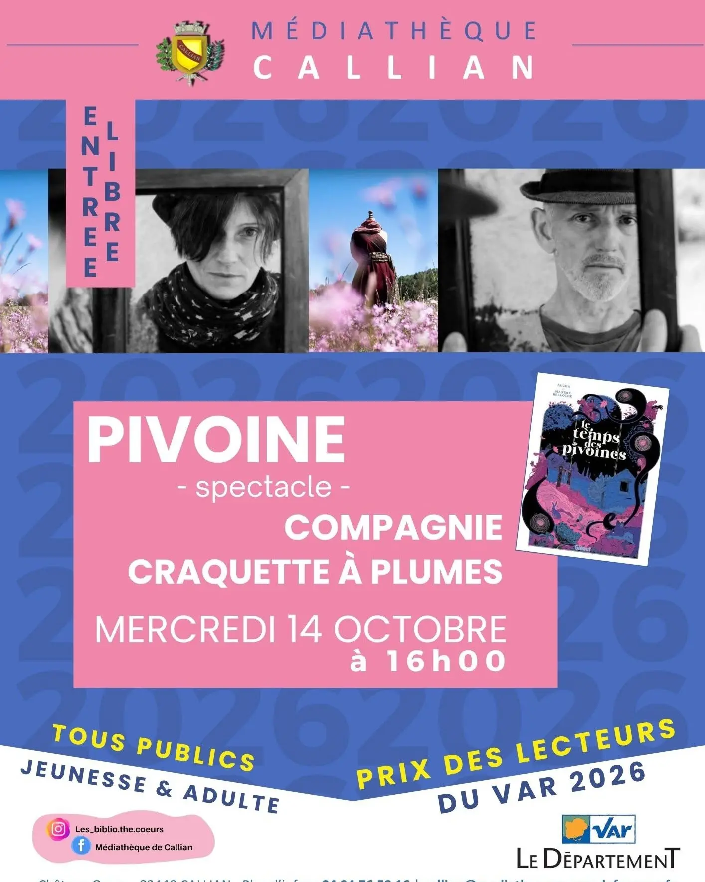 Spectacle " Le Temps des Pivoines"