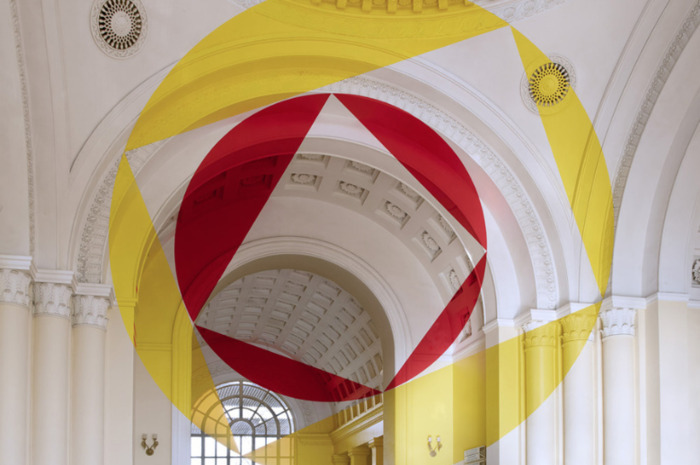 Éclats en Échos par Felice Varini