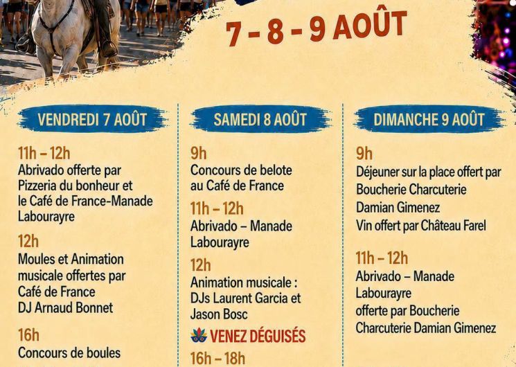 Fête votive de Comps