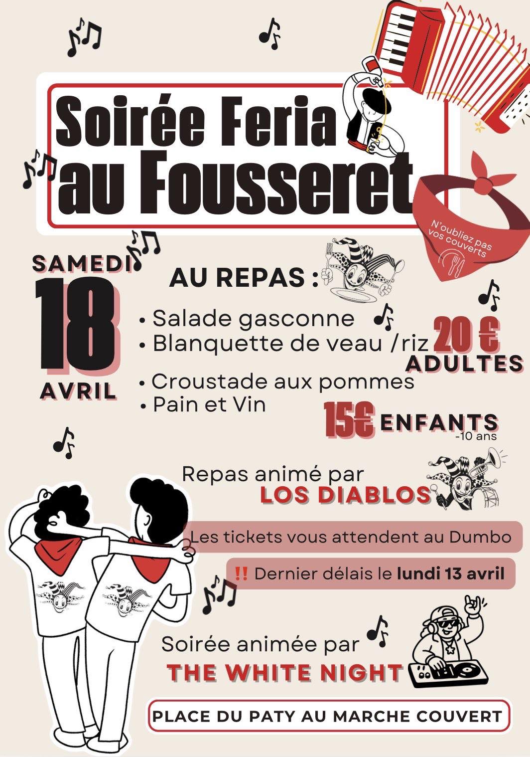 SOIRÉE FERIA AU FOUSSERET
