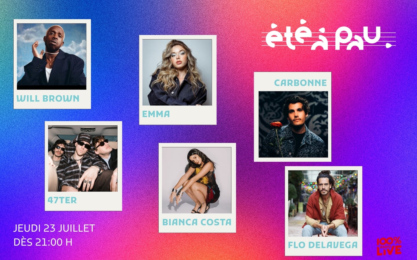 Été à Pau 2026 : Plateau 100% Radio Live