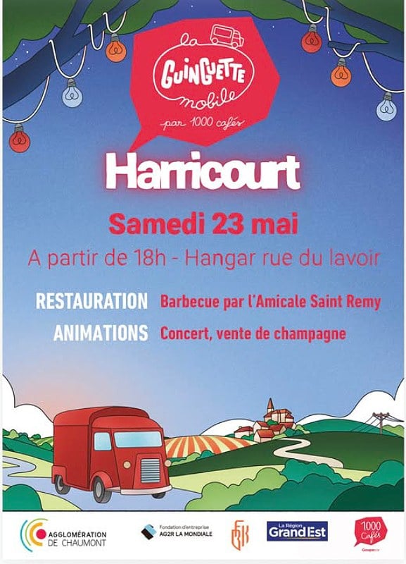 Guinguette mobile à Harricourt