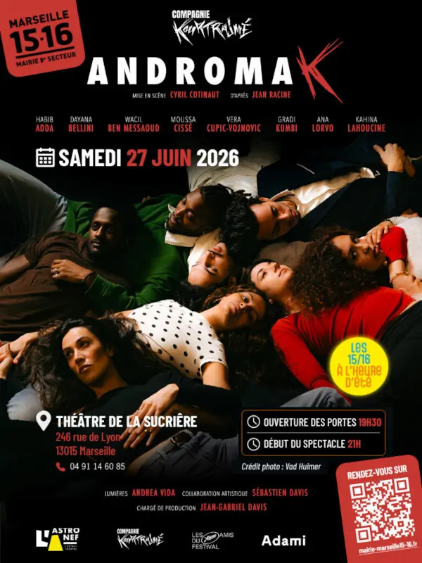 Carte blanche au Théâtre de l’Astronef – Andromak par la Compagnie Kourtrajmé