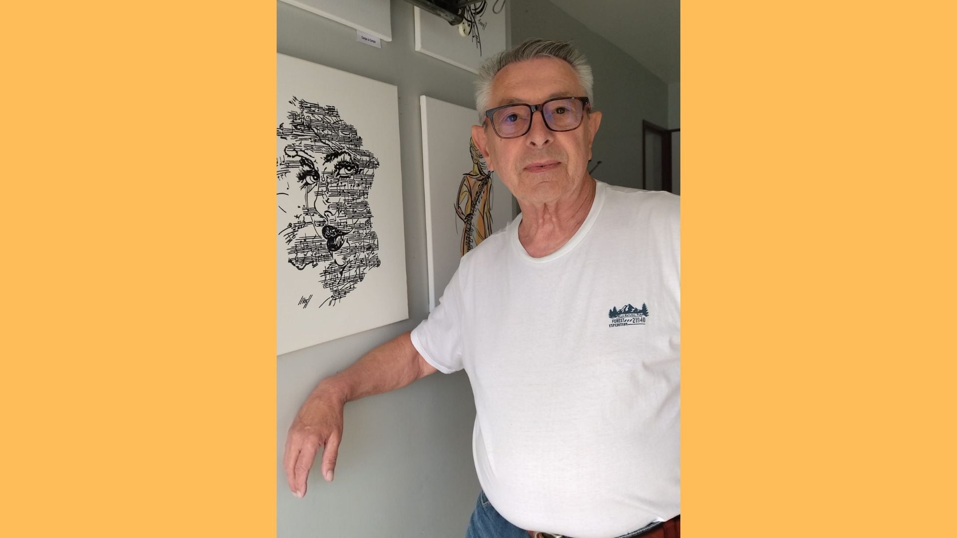 Exposition d'oeuvres musicales de Francis Magy