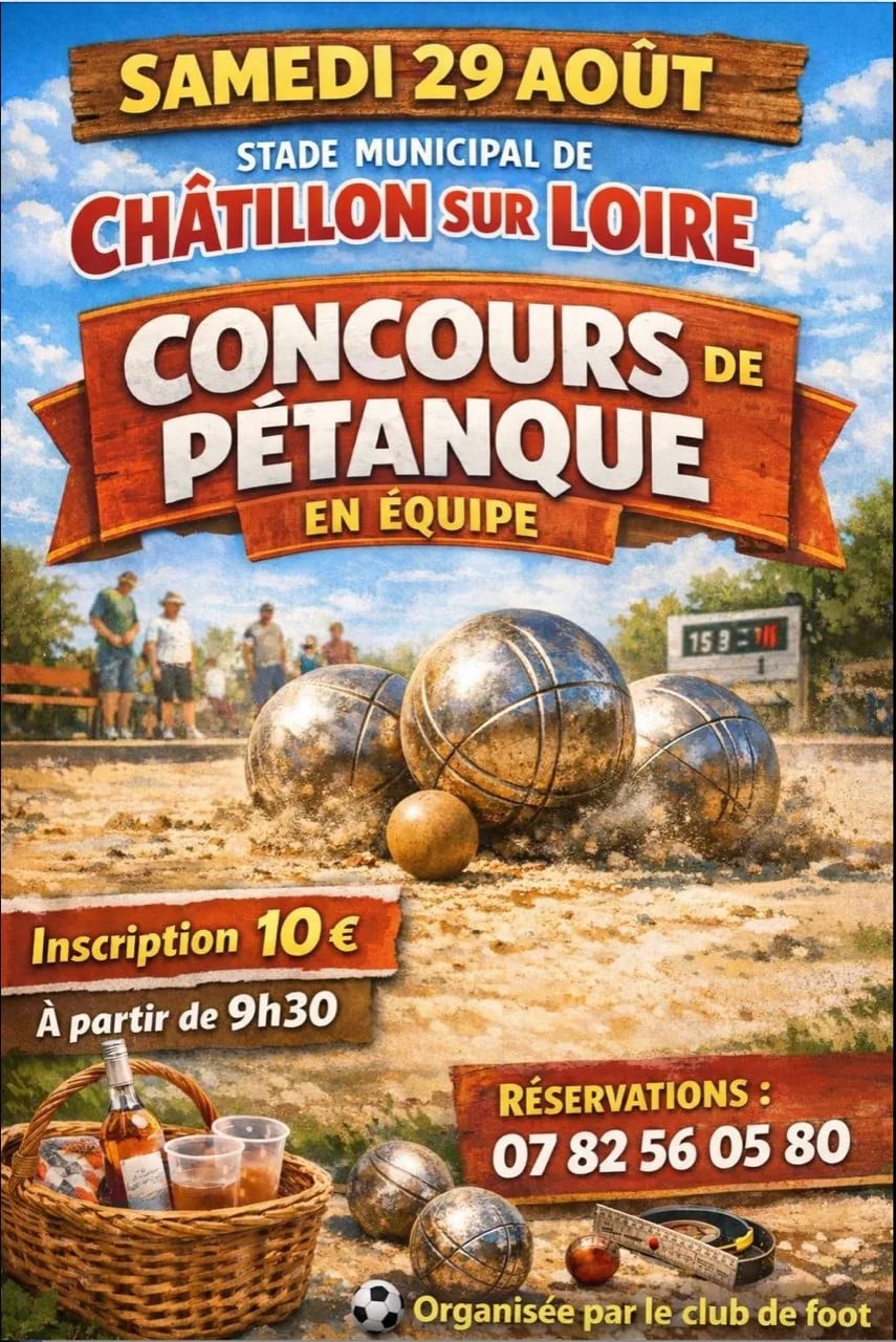 Concours de pétanque en équipe