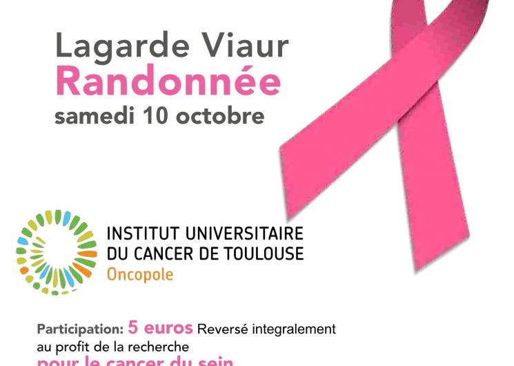 Randonnée Octobre rose de Lagarde Viaur