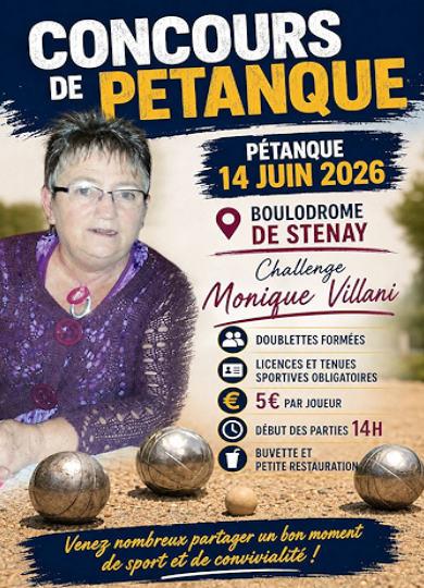 Concours de pétanque - Challenge Monique Villani