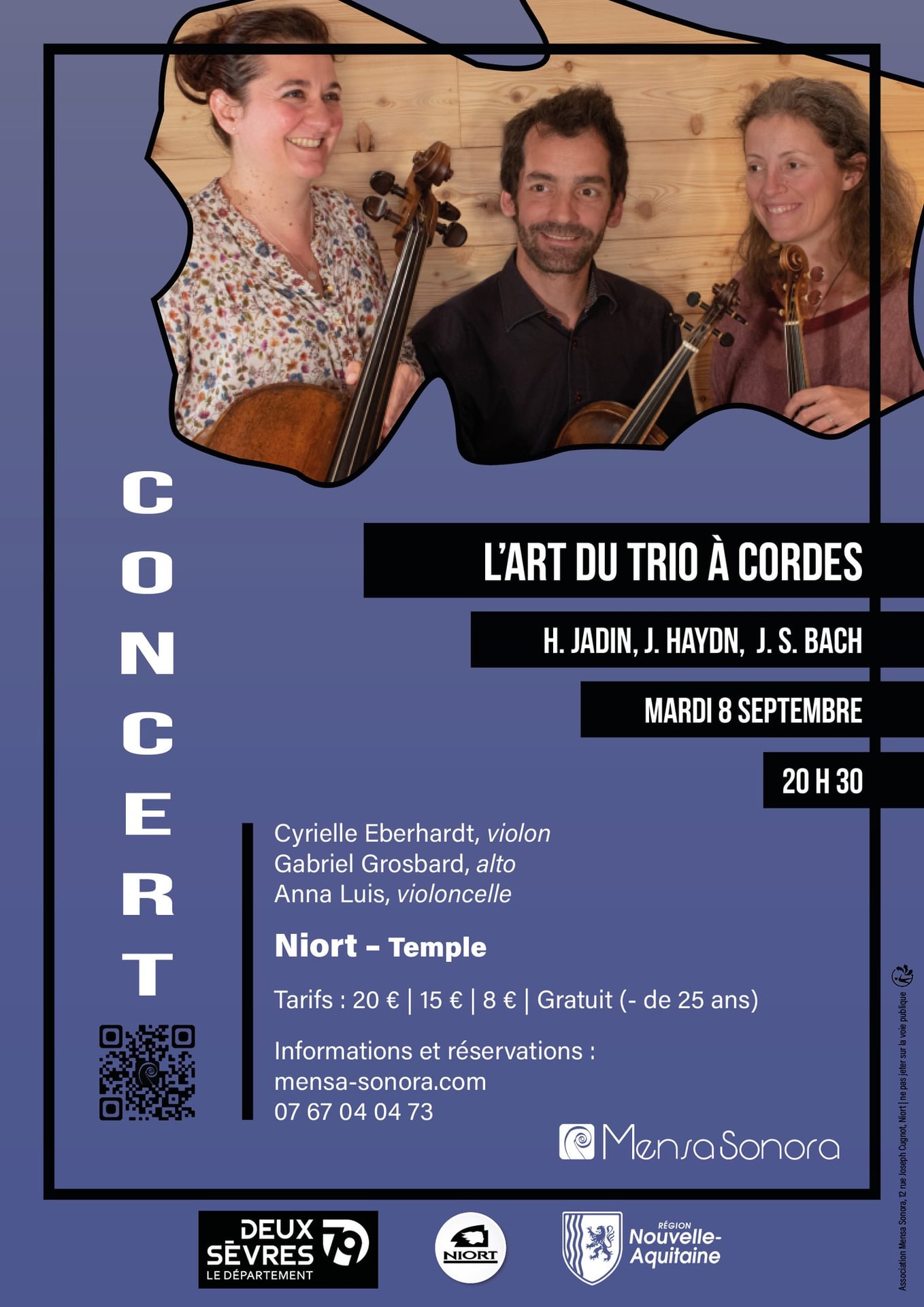 L'art du trio à cordes à Niort