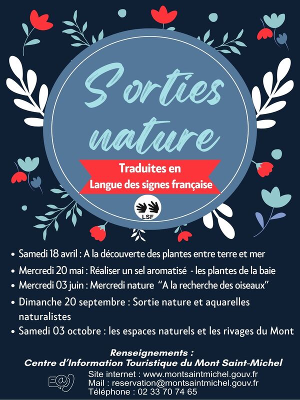Sorties nature traduites en LSF (Langue des Signes Française)