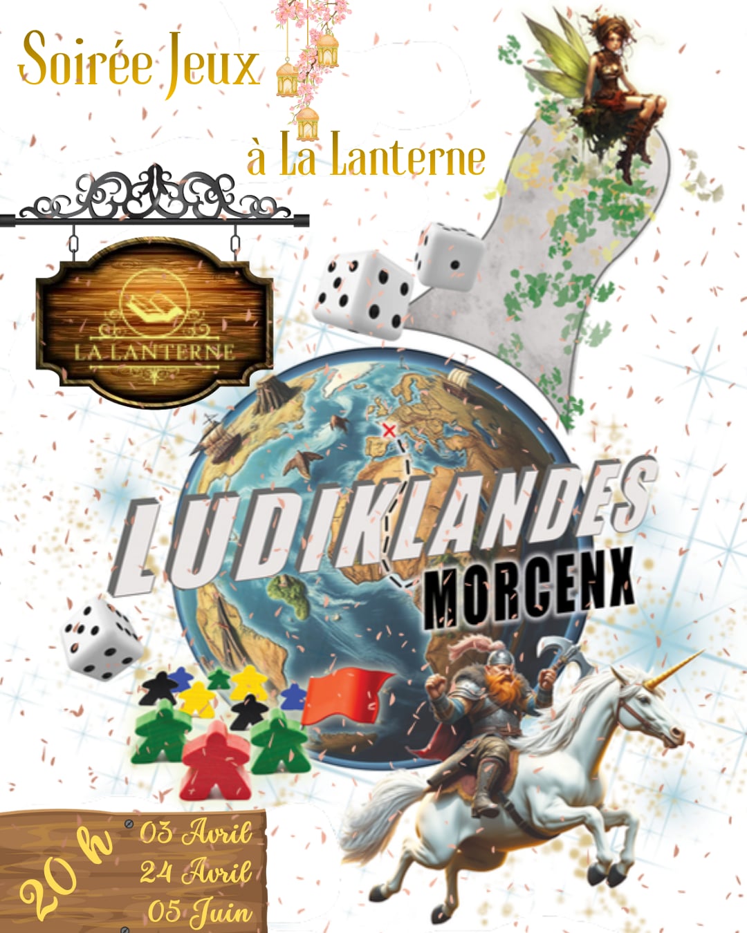 Ludiklandes joue à la lanterne