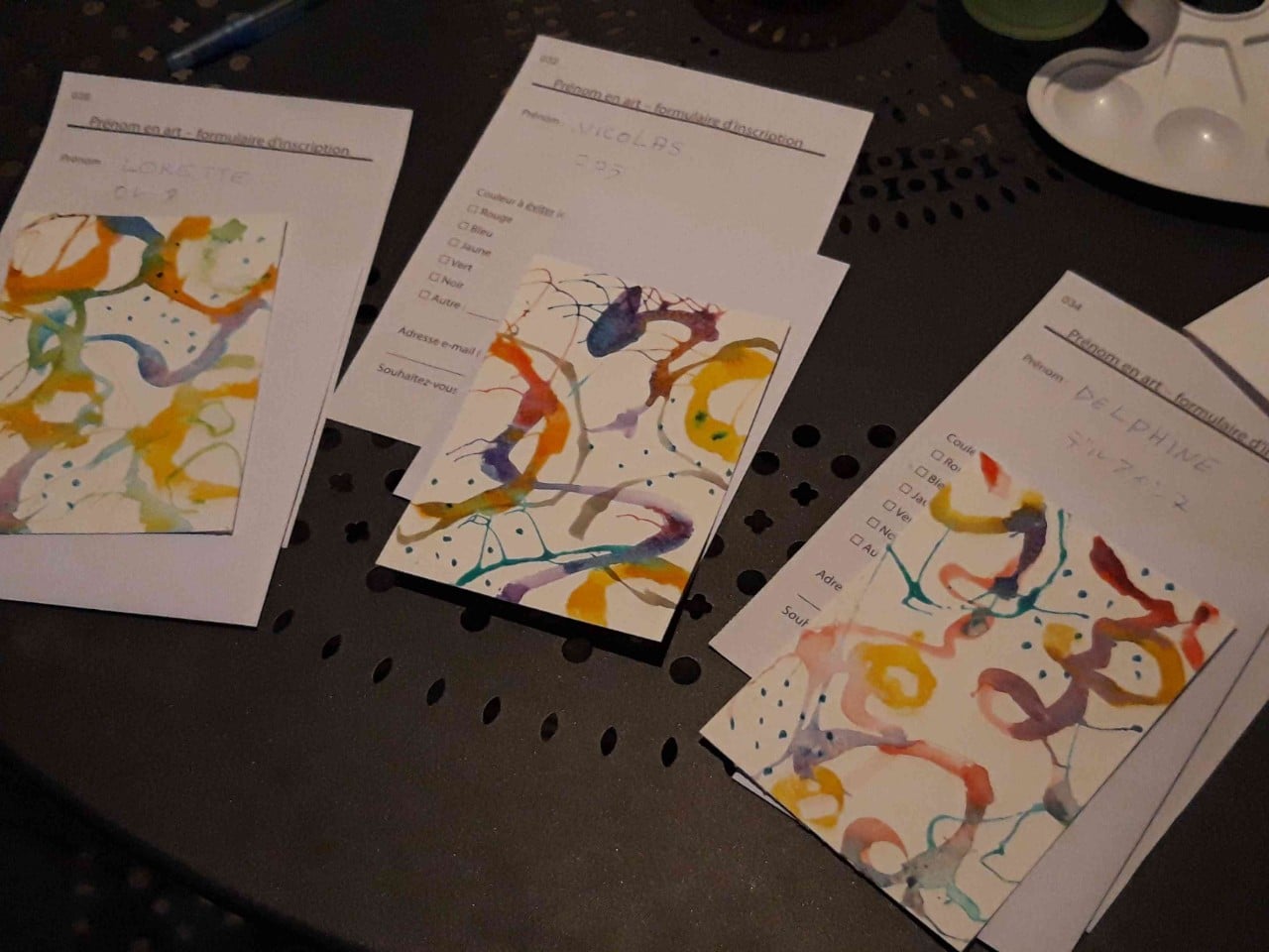 Atelier d'art japonais - Prénoms en art