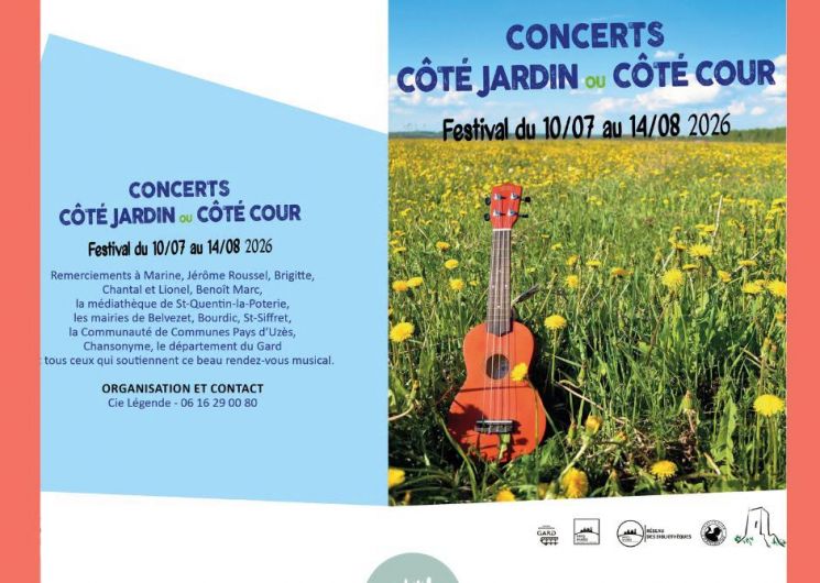 2e édition Festival Côté Jardin ou Côté Cour – Concert Concert.FR
