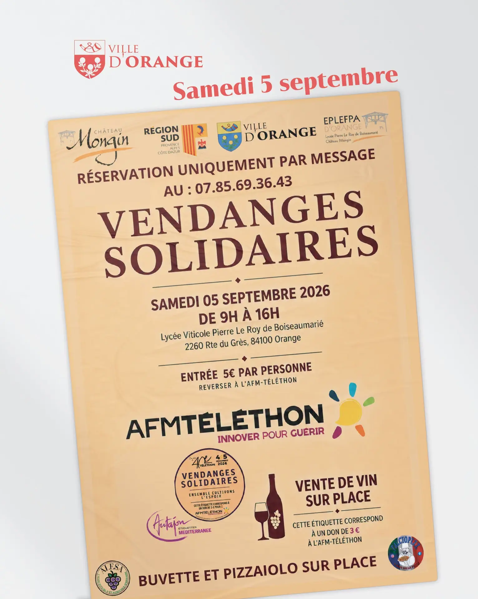 Vendanges solidaires