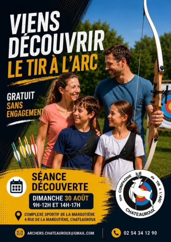 Séance découverte de tir à l’arc
