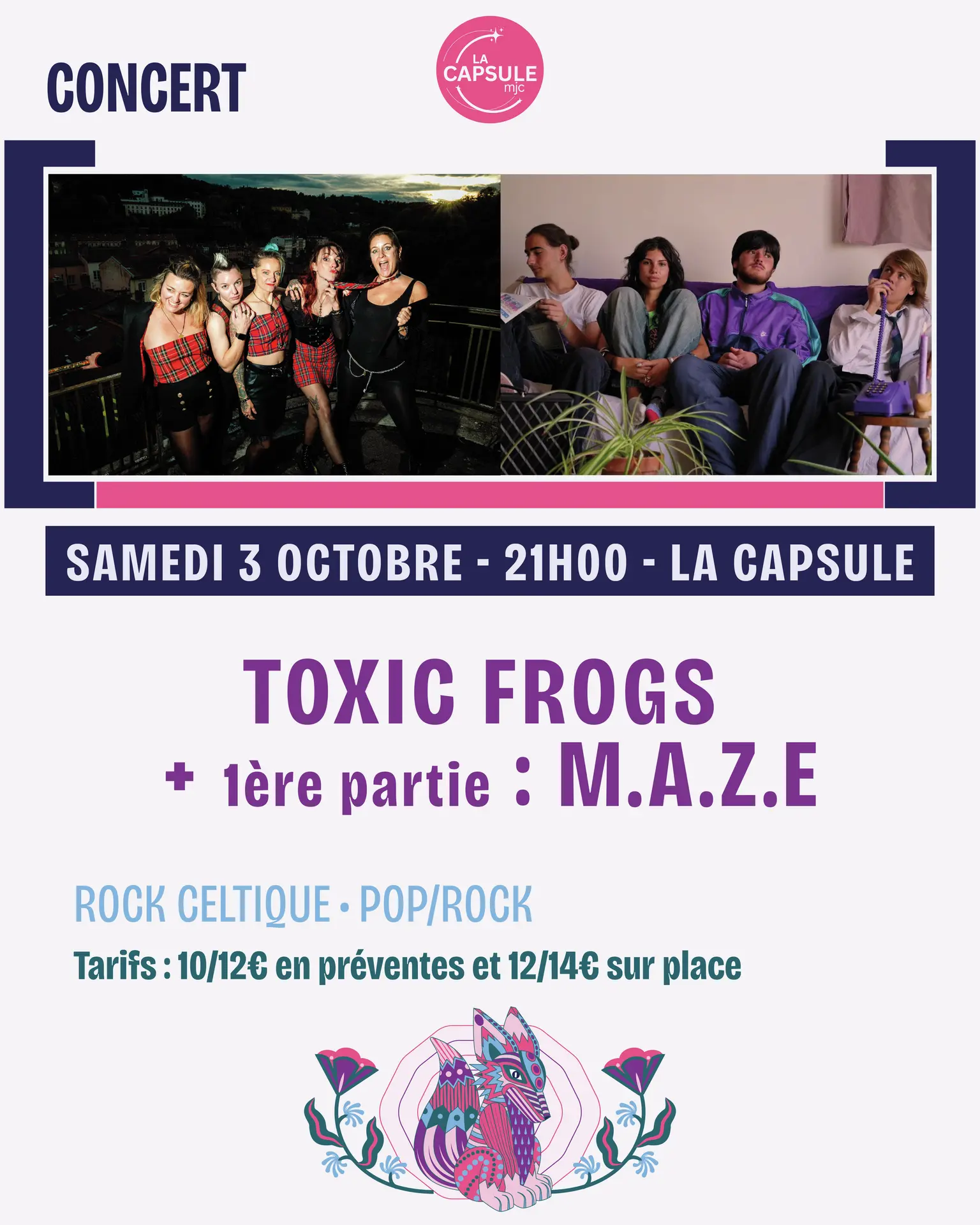 Toxic Frogs / 1ère partie : M.A.Z.E