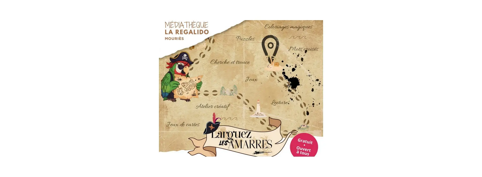 "Larguez les amarres" à la Médiathèque de Mouriès
