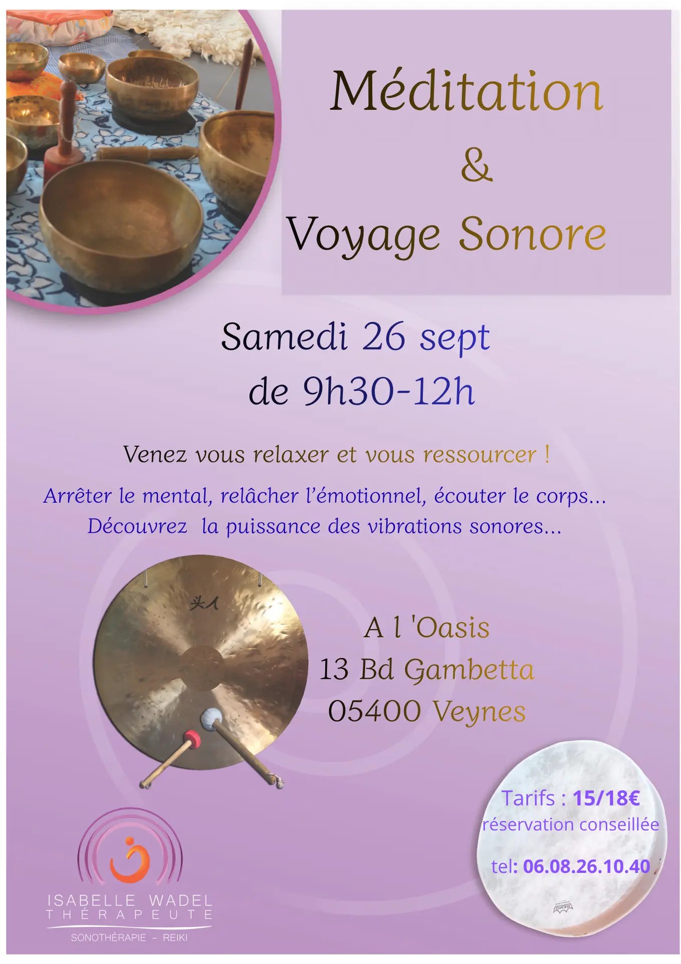 Méditation et Voyage sonore