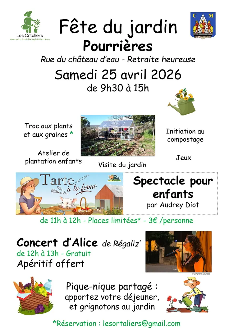 Fête du jardin : troc aux plants, visite, ateliers enfants