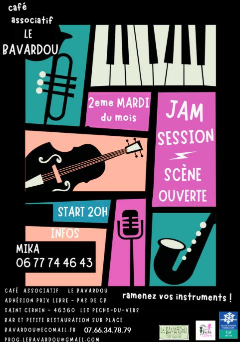 Jam Session, scène ouverte au Bavardou