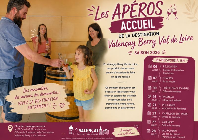Apéros accueil  - Destination Valençay Berry Val de Loire