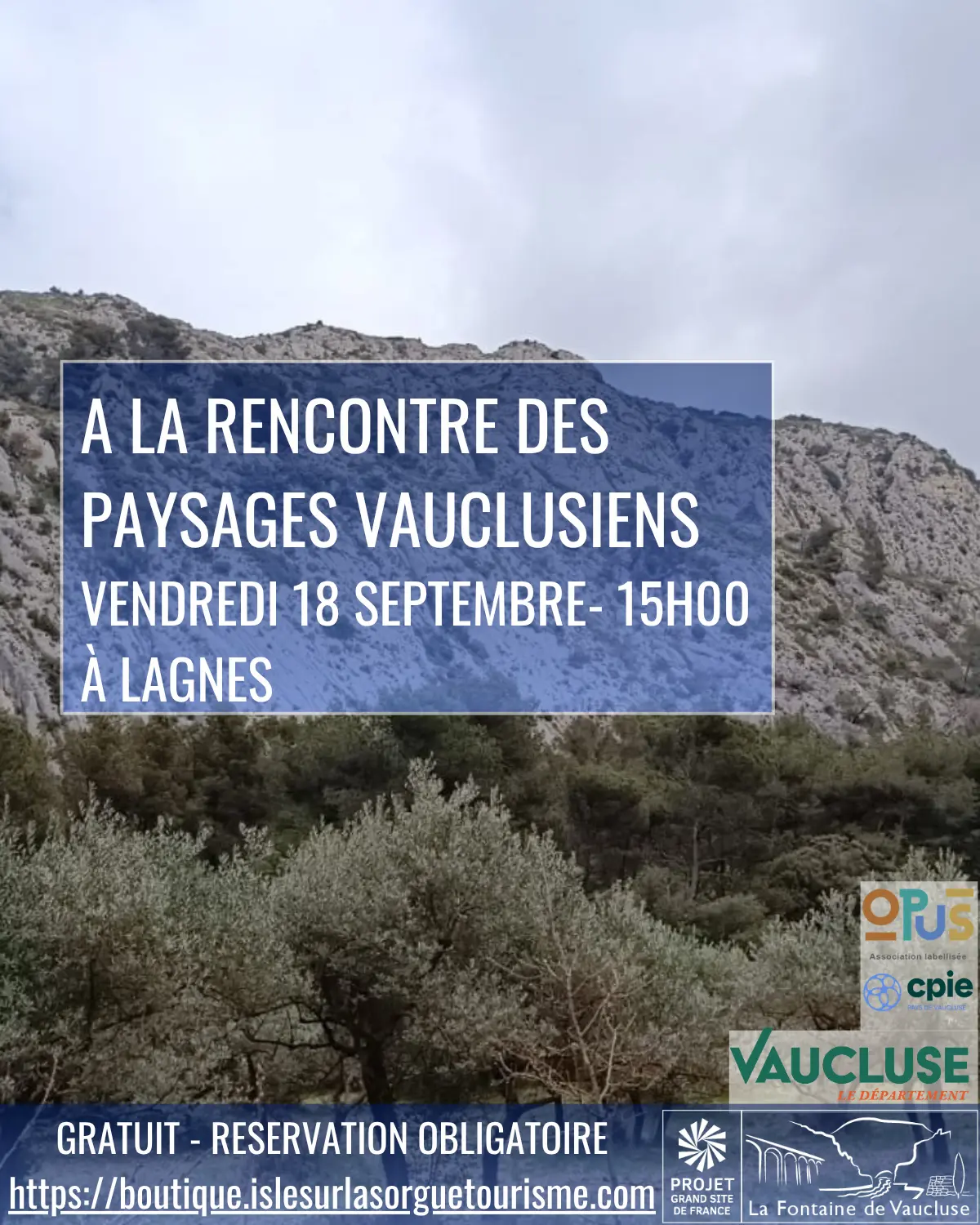 À la rencontre des paysages vauclusiens