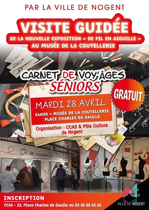 Visite guidée de la nouvelle exposition De Fil en Aiguille