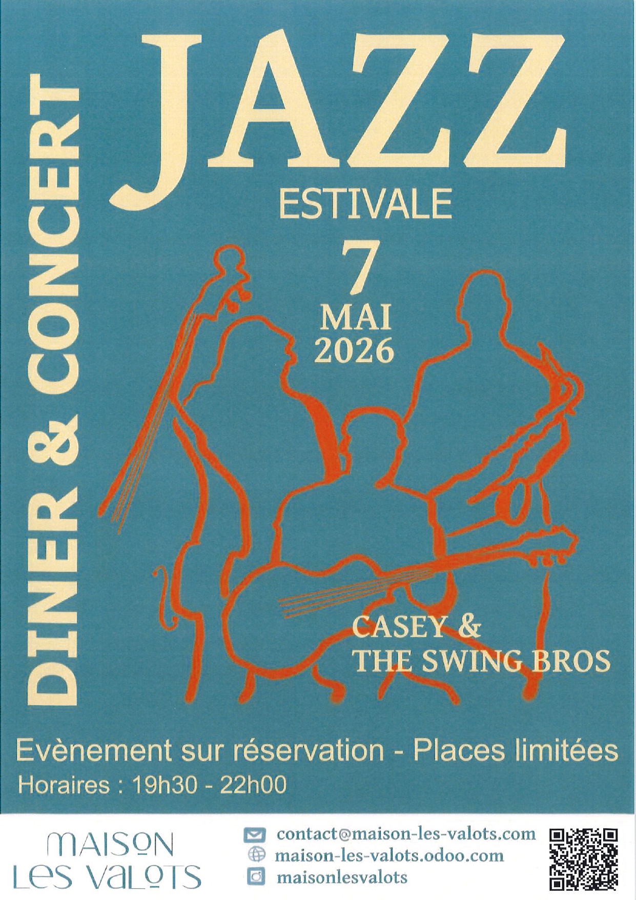 Diner et concert : jazz estivale