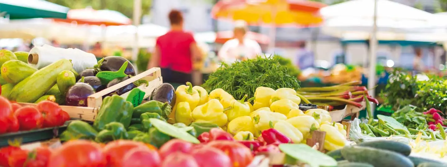 Le marché du Patio Fleuri