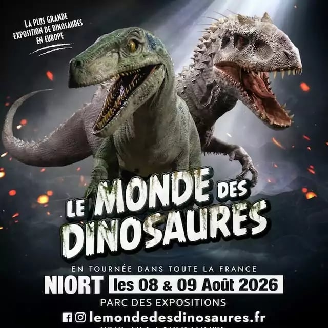 Exposition Le Monde des Dinosaures à Niort