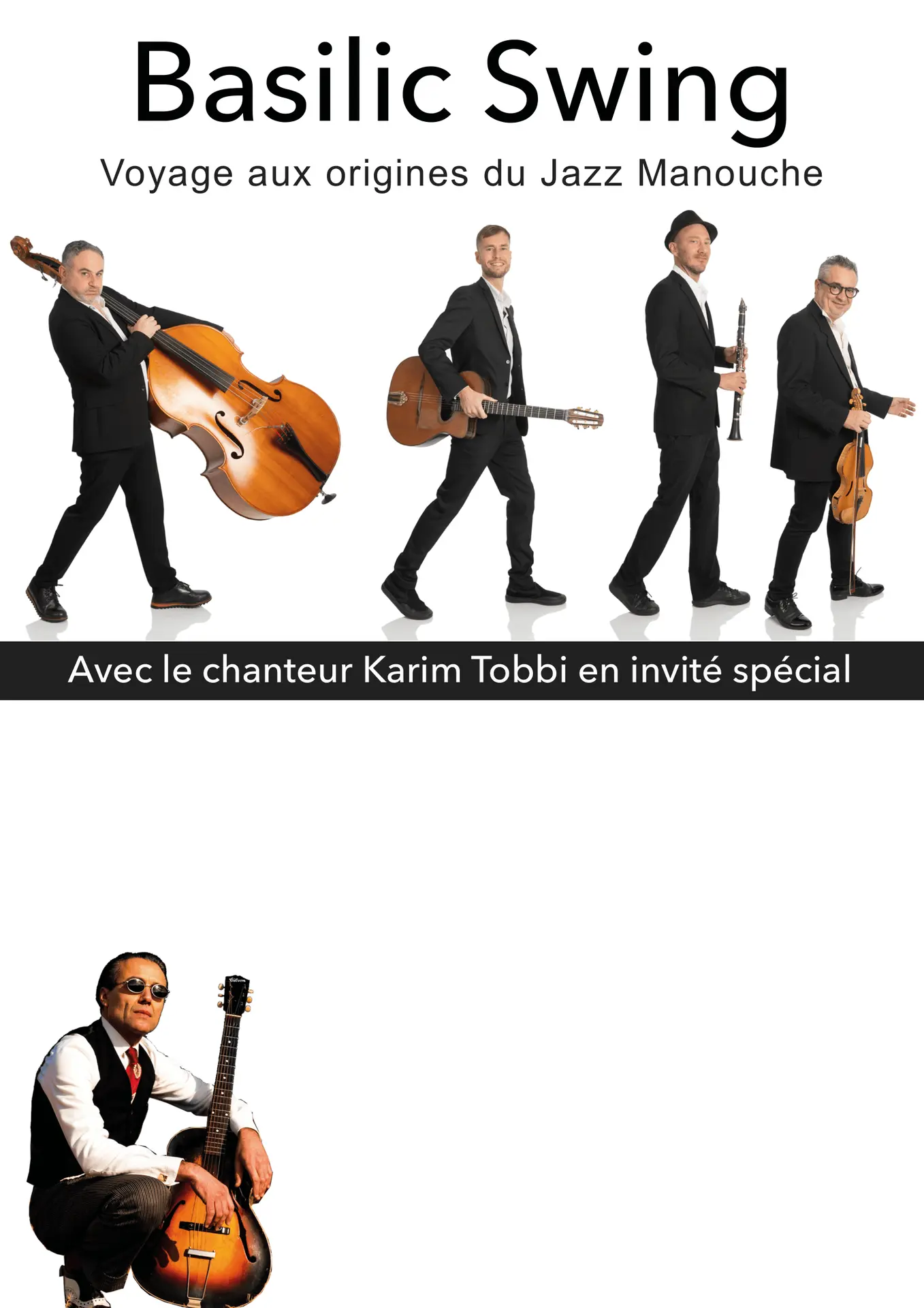 Concert "Basilic Swing" - Jazz manouche/tzigane
