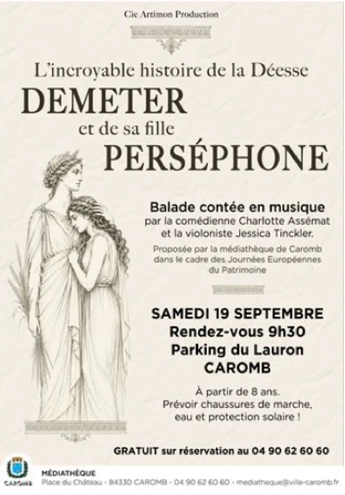 JEP 2026 : L'incroyable histoire de la Déesse Démeter et de sa fille Perséphone