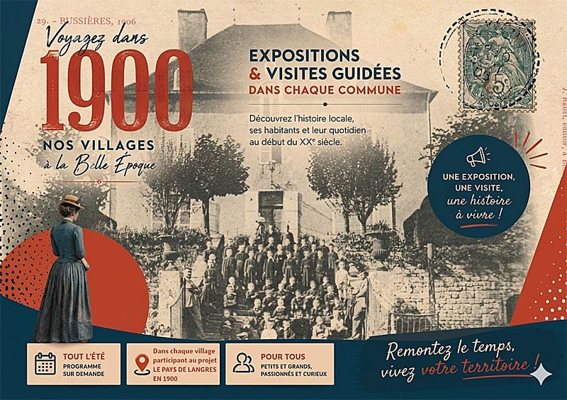 Le Pays de Langres en 1900 : Visites-flash à Bussières-les-Belmont
