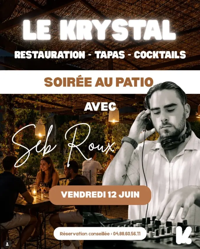 Le Krystal - Soirée au patio