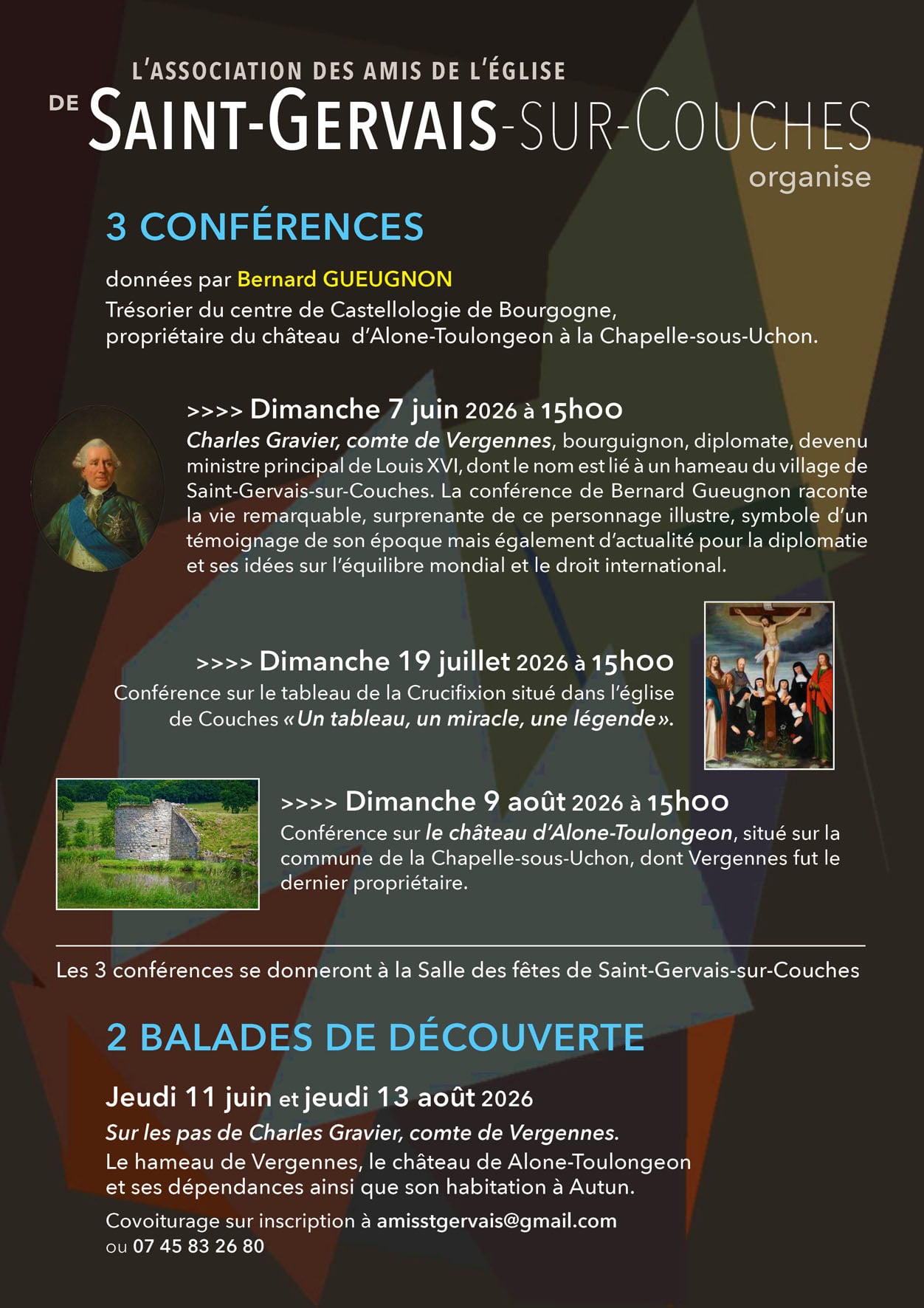 Conférence de Bernard Gueugnon sur Vergennes