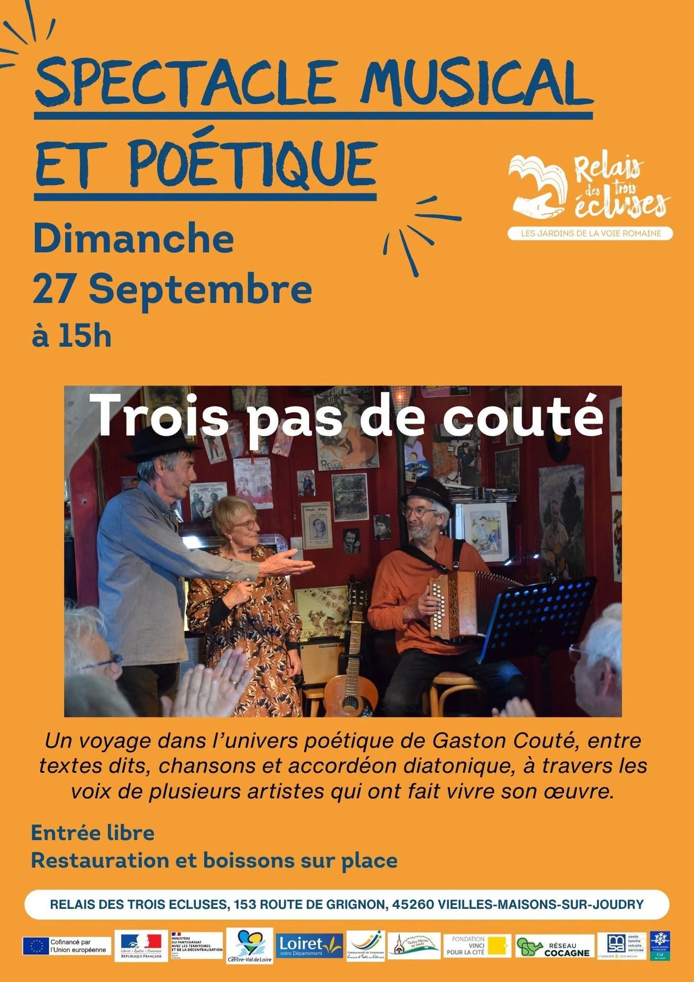 Spectacle "Trois pas de Couté"
