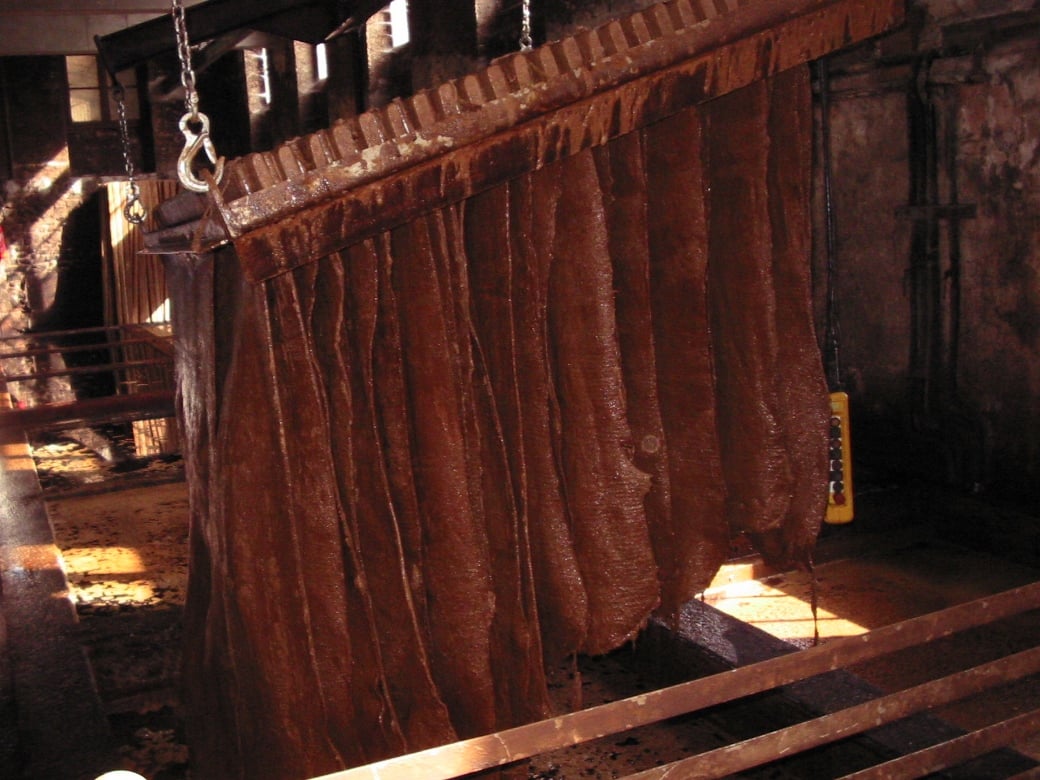 Visite de la tannerie Bastin à Saint-Léonard de Noblat