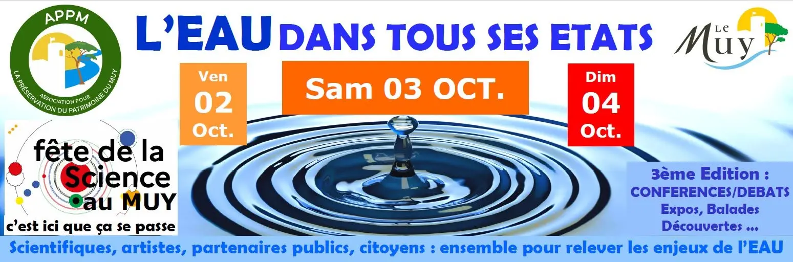 L'eau dans tous ses états