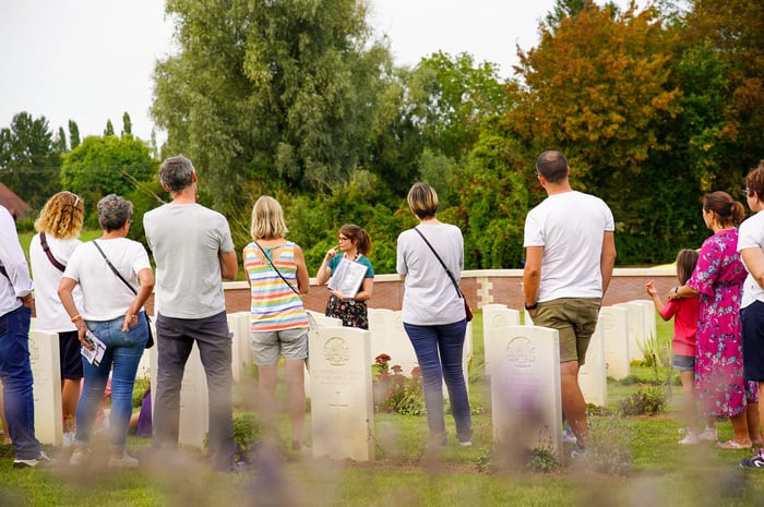 Visite guidée "Des histoires de femmes liées au Cimetière militaire de Pheasant Wood"