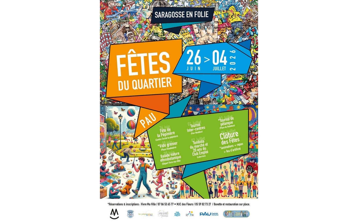 Fêtes du quartier Saragosse : Grande journée de clôture