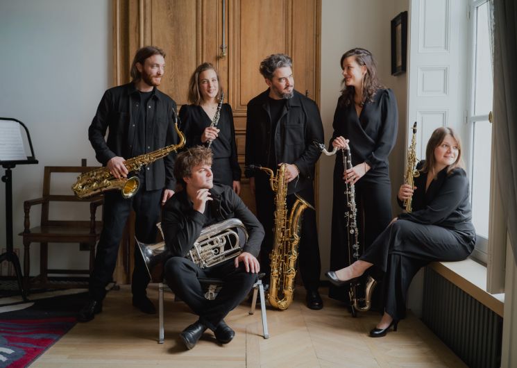 Ensemble Saxback, sextuor à vents