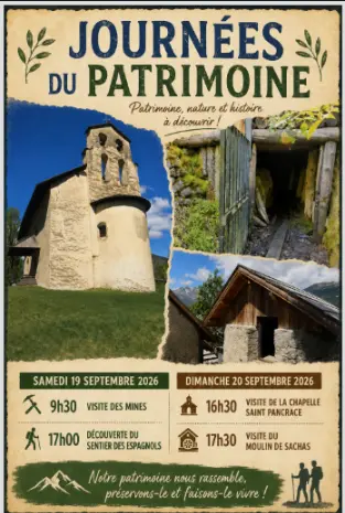 Journées du patrimoine : visite du Moulin de Sachas