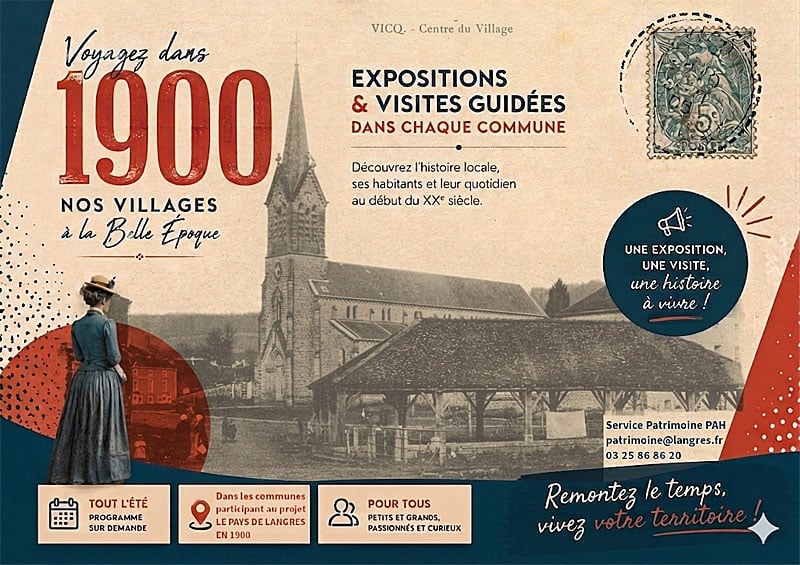 Le Pays de Langres en 1900 : Visites-flash à Vicq