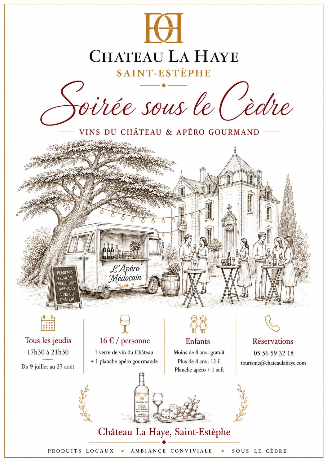 Soirée sous le cèdre