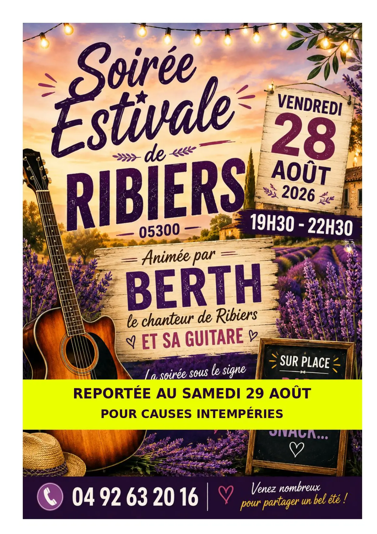 Les Estivales Ribieroises : Berth