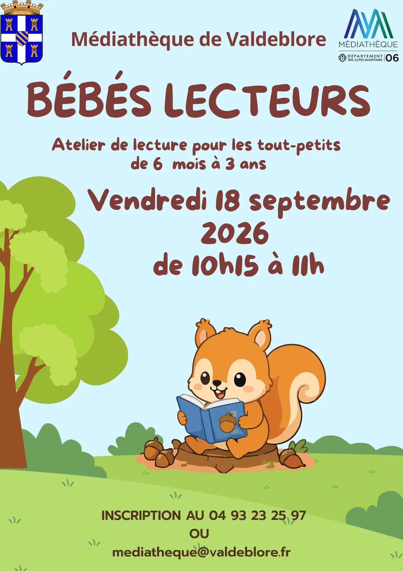 Bébés lecteurs - Médiathèque de Valdeblore