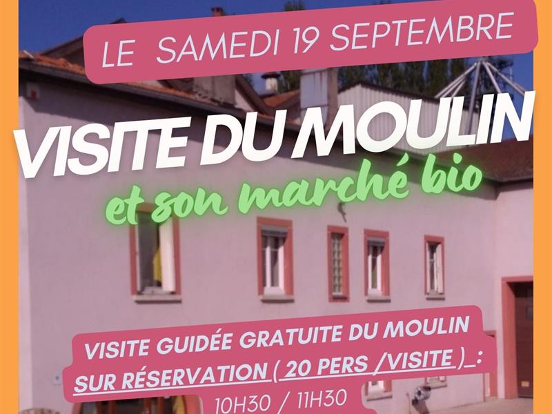 Visite du moulin et de son marché bio