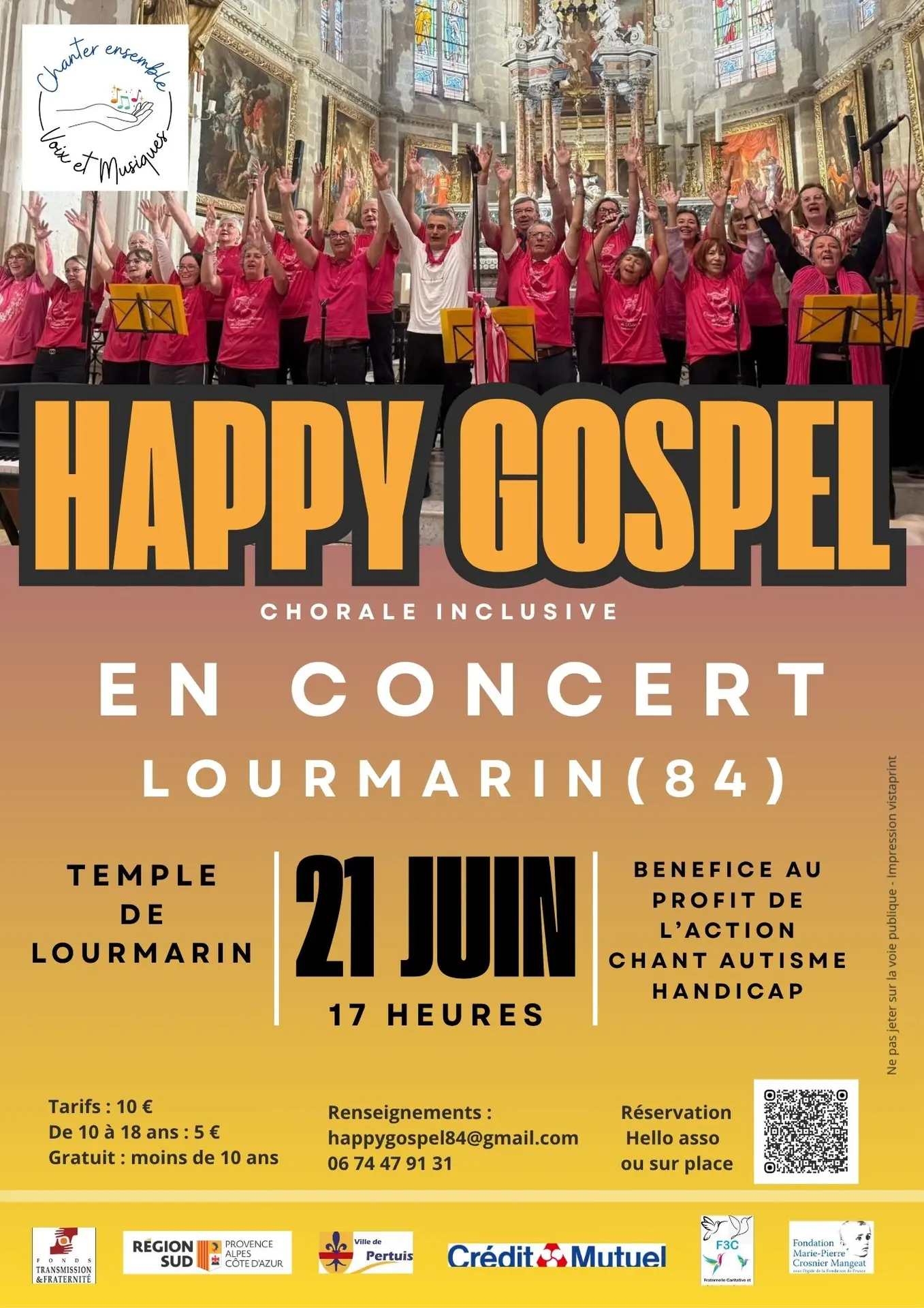 Concert de gospel avec Happy Gospel