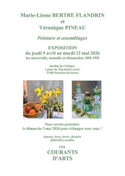 Exposition de peintures et d'assemblages